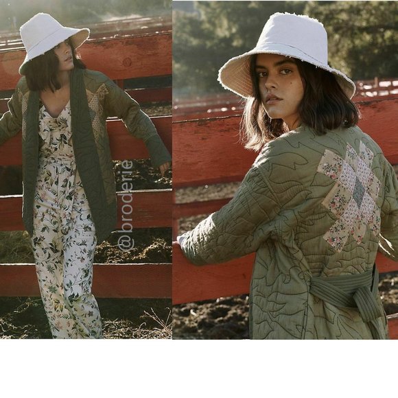 Anthropologie Quilted Patchwork Kimono jacket - Picture 3 of 7